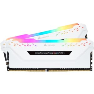 رم کامپیوتر کورسیر دو کاناله Vengeance RGB Pro فرکانس 3200 مگاهرتز DDR4 تایمینگ CL16 حافظه 16 گیگابایت