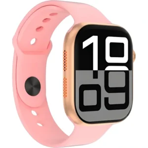 ساعت هوشمند گرین لاین مدل SE46 با بدنه رویه زینک و بند سیلیکونی